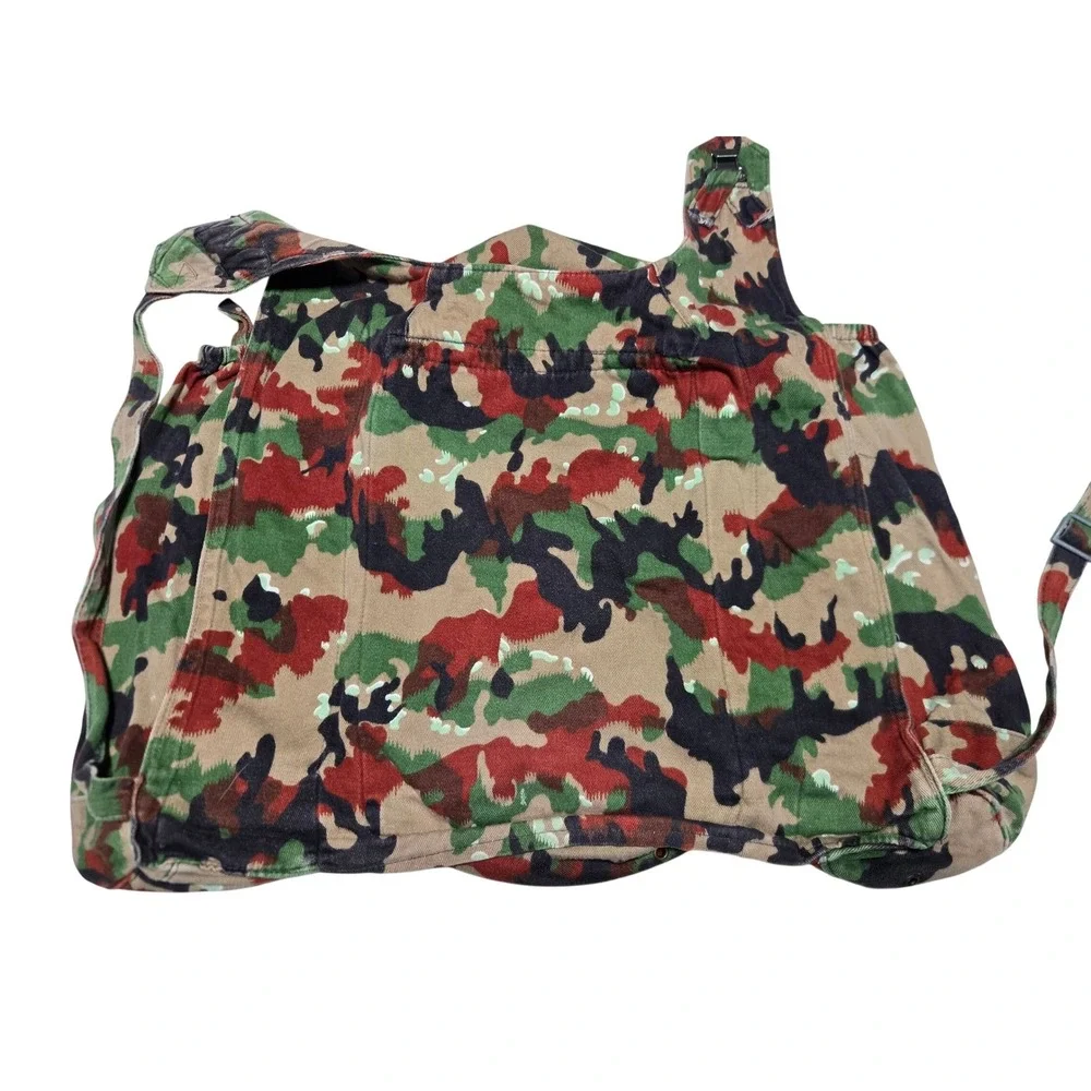 Vintage Swiss Army Alpenflage Camouflage Rucksack‎ Military Surplus